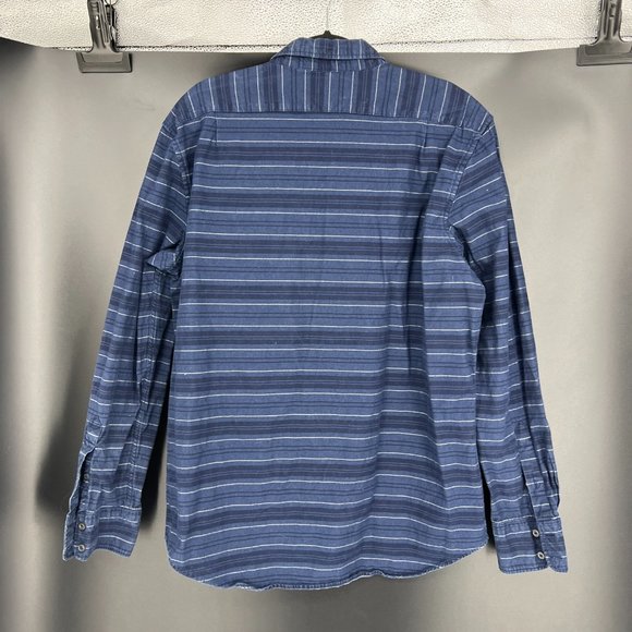 AEO | XL slim fit striped blue shirt - Picture 5 of 7